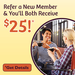 Refer a friend and you BOTH will receive $25!